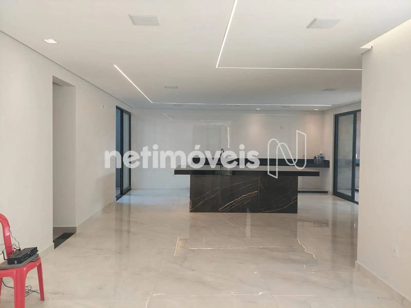 Sala com vista cozinha