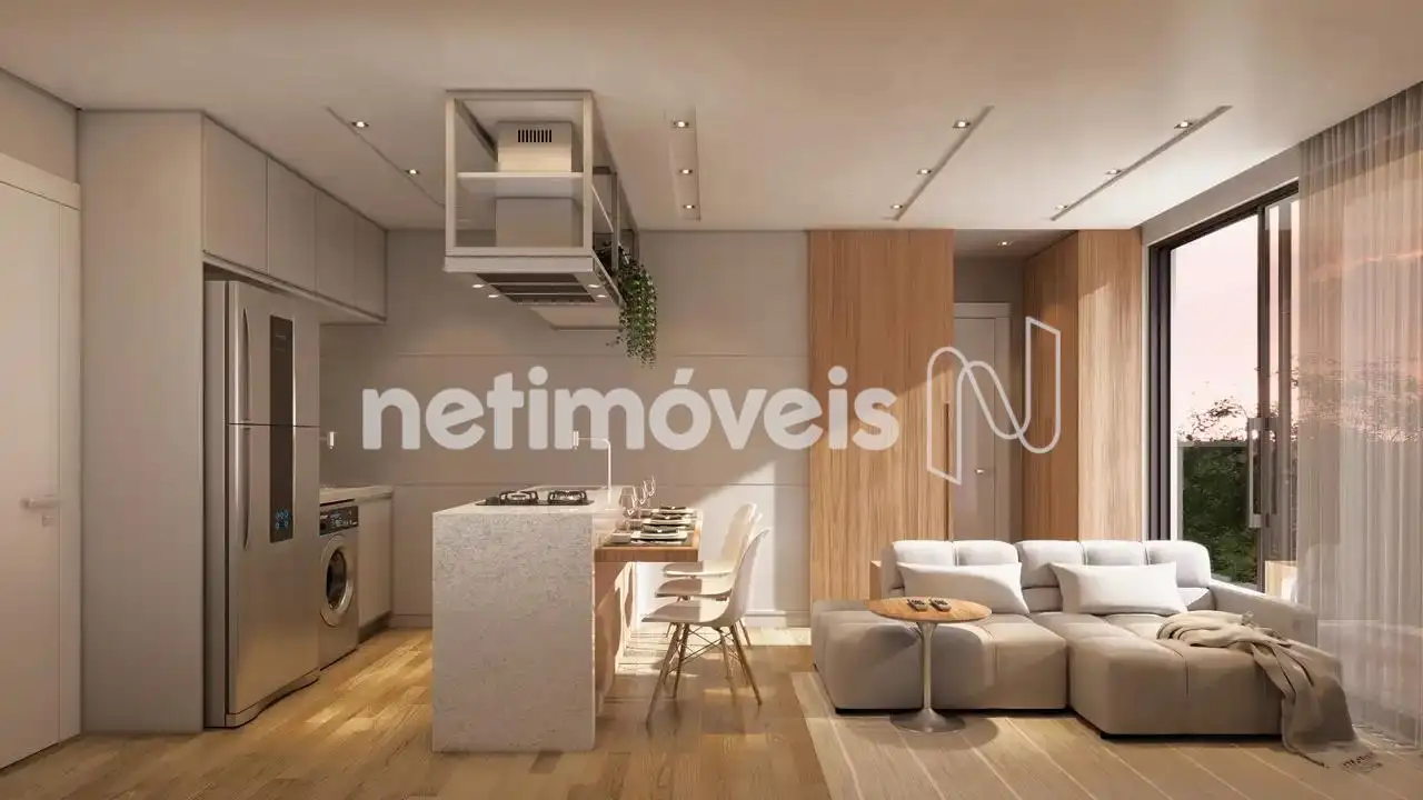 Studio para comprar com 66 m², 1 quarto, 1 banheiro, 2 vagas em Rua Senador Lima Guimarães, Estoril, Belo Horizonte