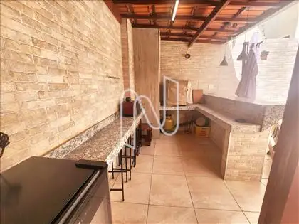 Espaço Gourmet com varanda colonial