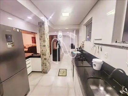 Cozinha integrada às salas