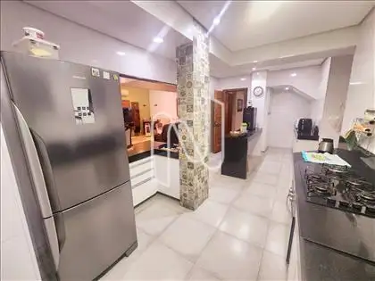 Cozinha integrada às salas