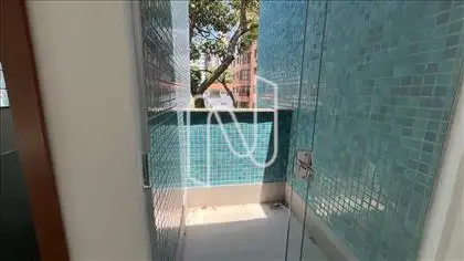 varanda da sala da cobertura.