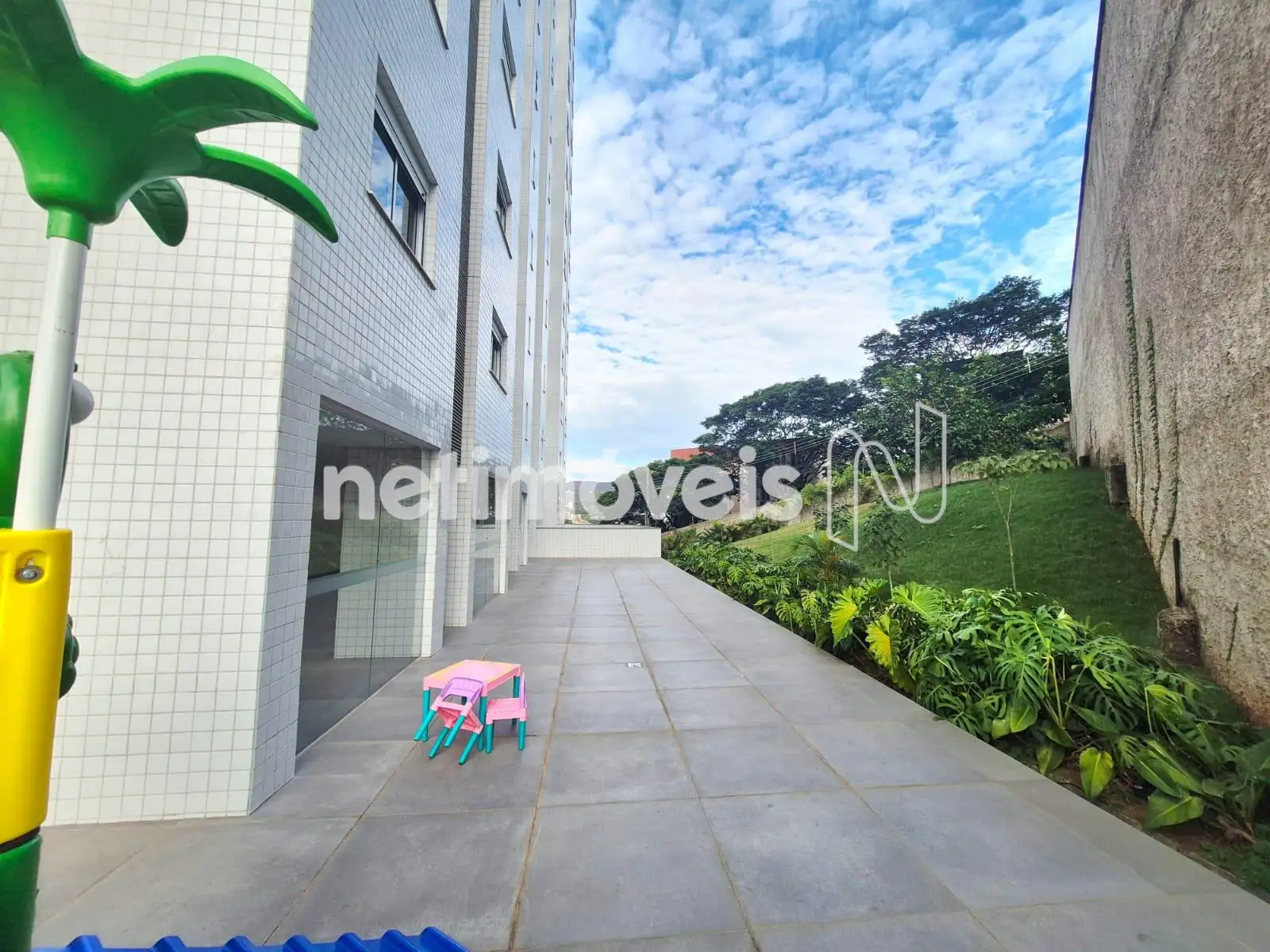 Área externa do prédio