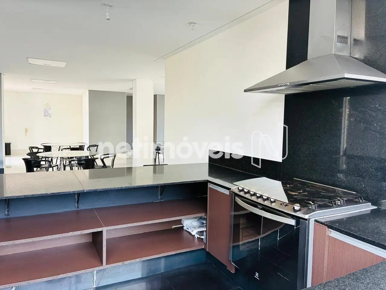 Cozinha do salão de festas