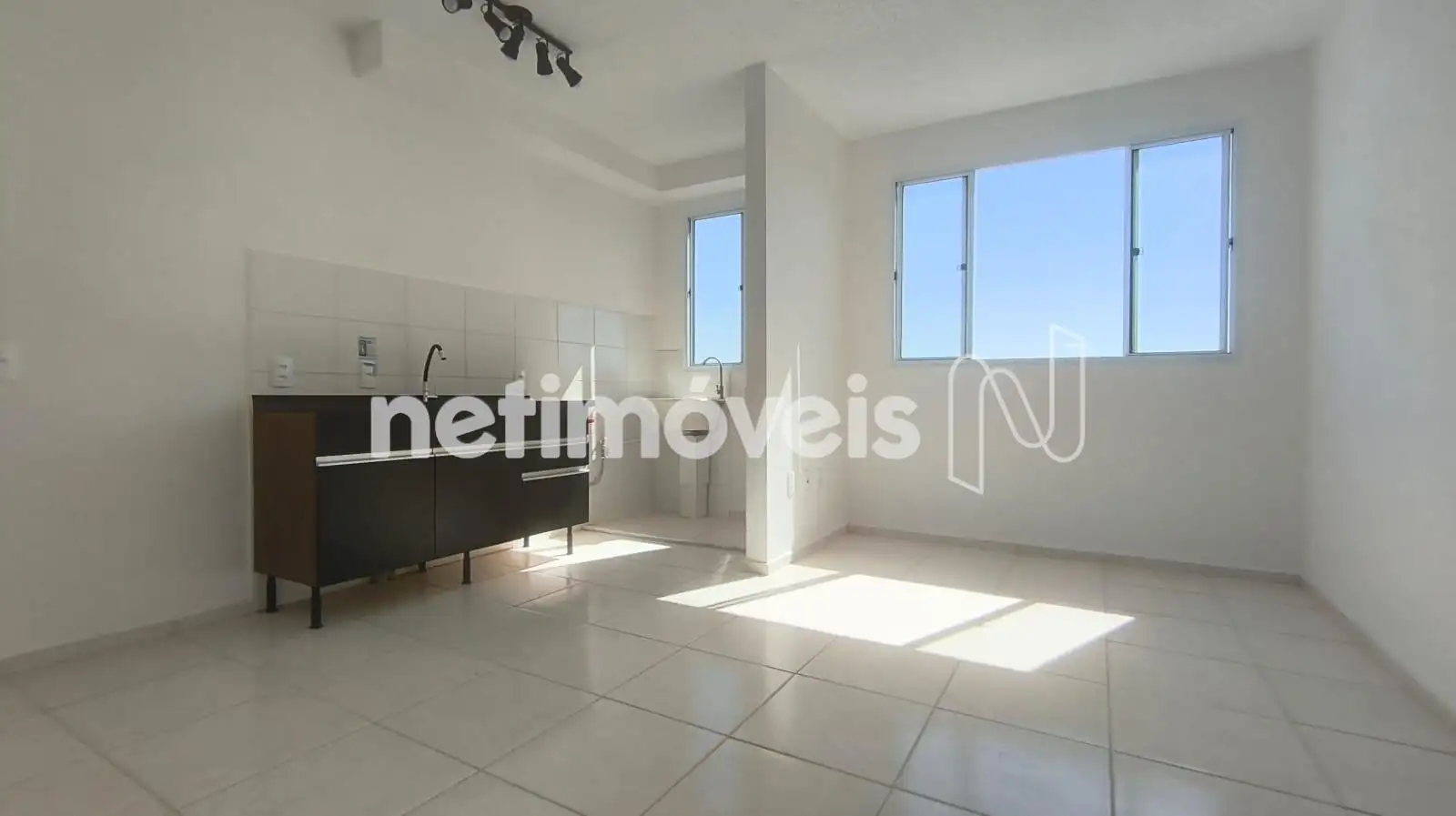 Sala/cozinha conjugada
