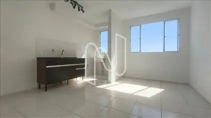 Sala/cozinha conjugada