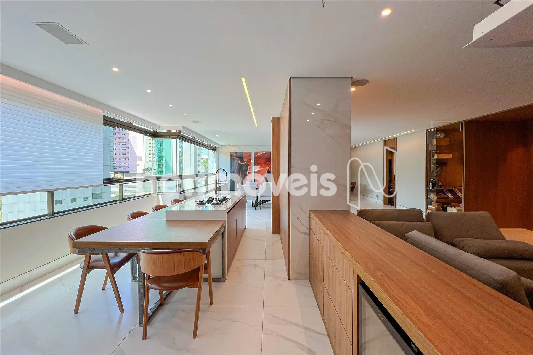 Sala de estar / varanda Gourmet