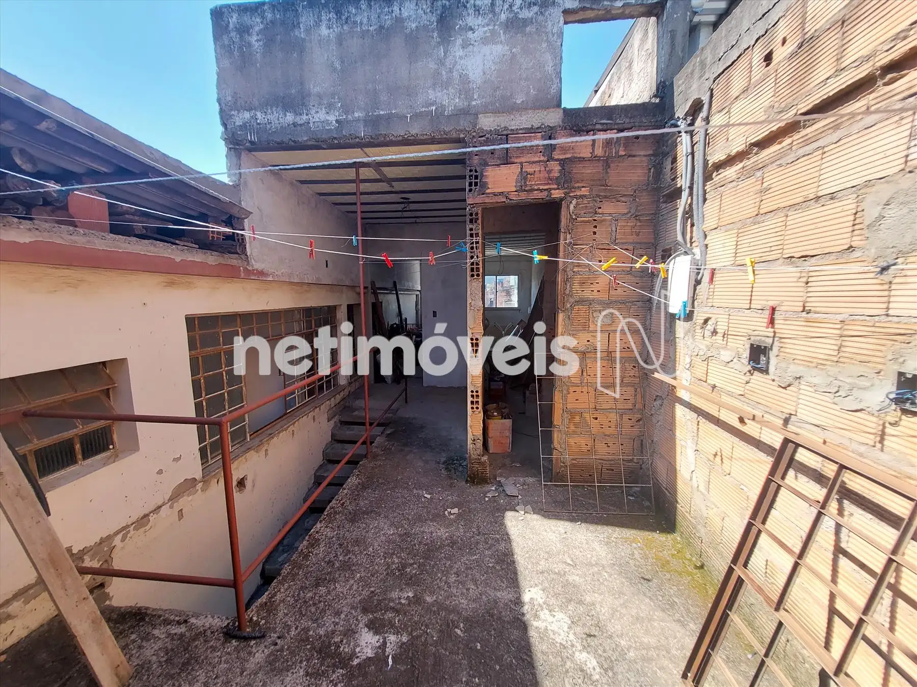 Área de serviço em obras