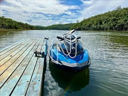 acesso embarcações na lagoa privativa Cond.