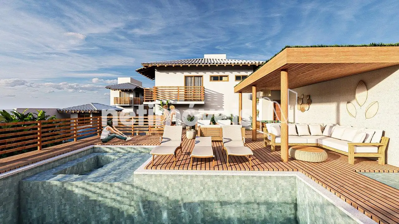 Lounge exclusivo com Piscina e Vista ao Mar