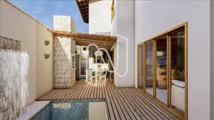 Churrasqueira e Piscina por casa