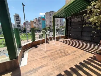 Varandão convivência vista Praça Raul Soares 