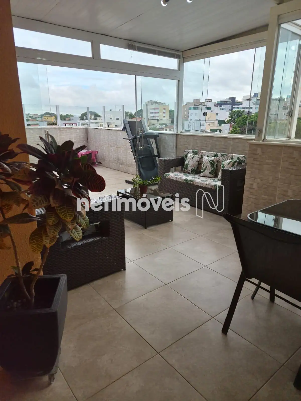 Área gourmet parte fechada