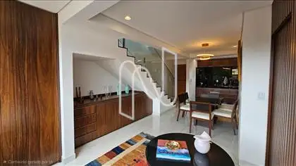 1º Pvto: Sala de Estar Integrada com Jantar 