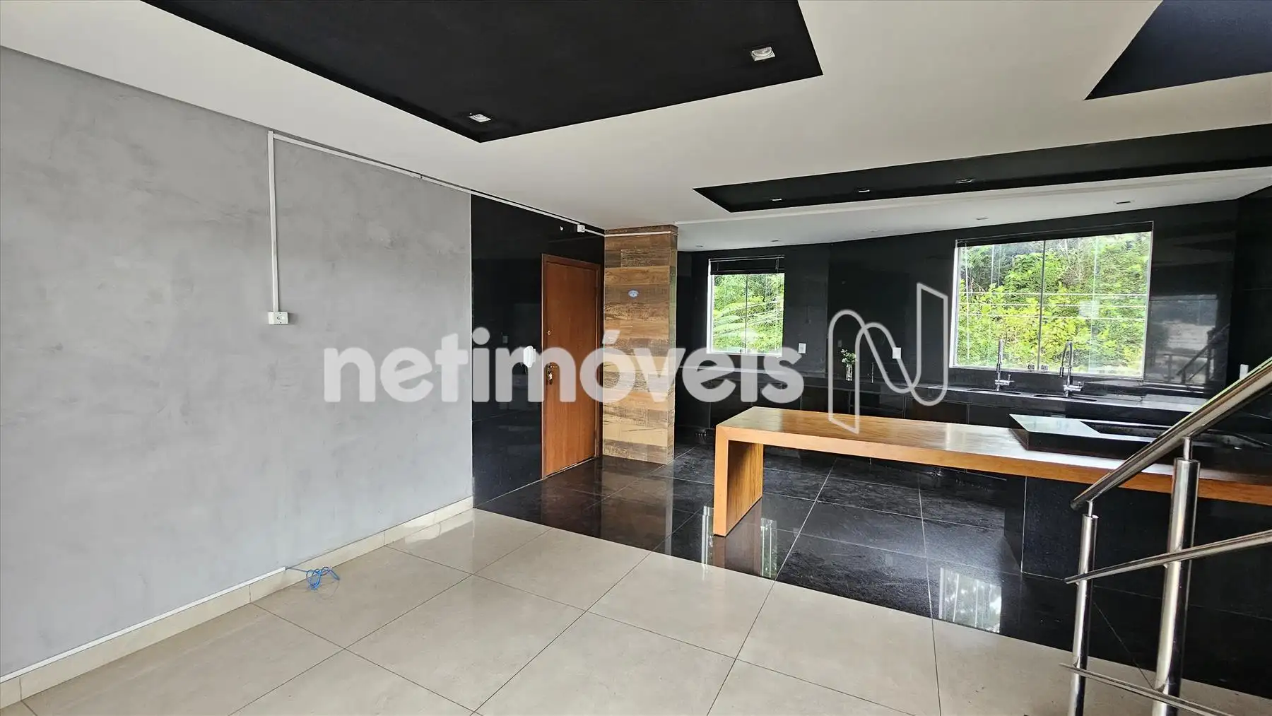 Sala Com Cozinha Americana