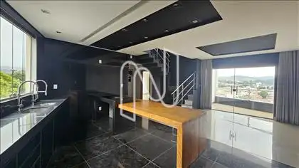  Sala Com Cozinha Americana 