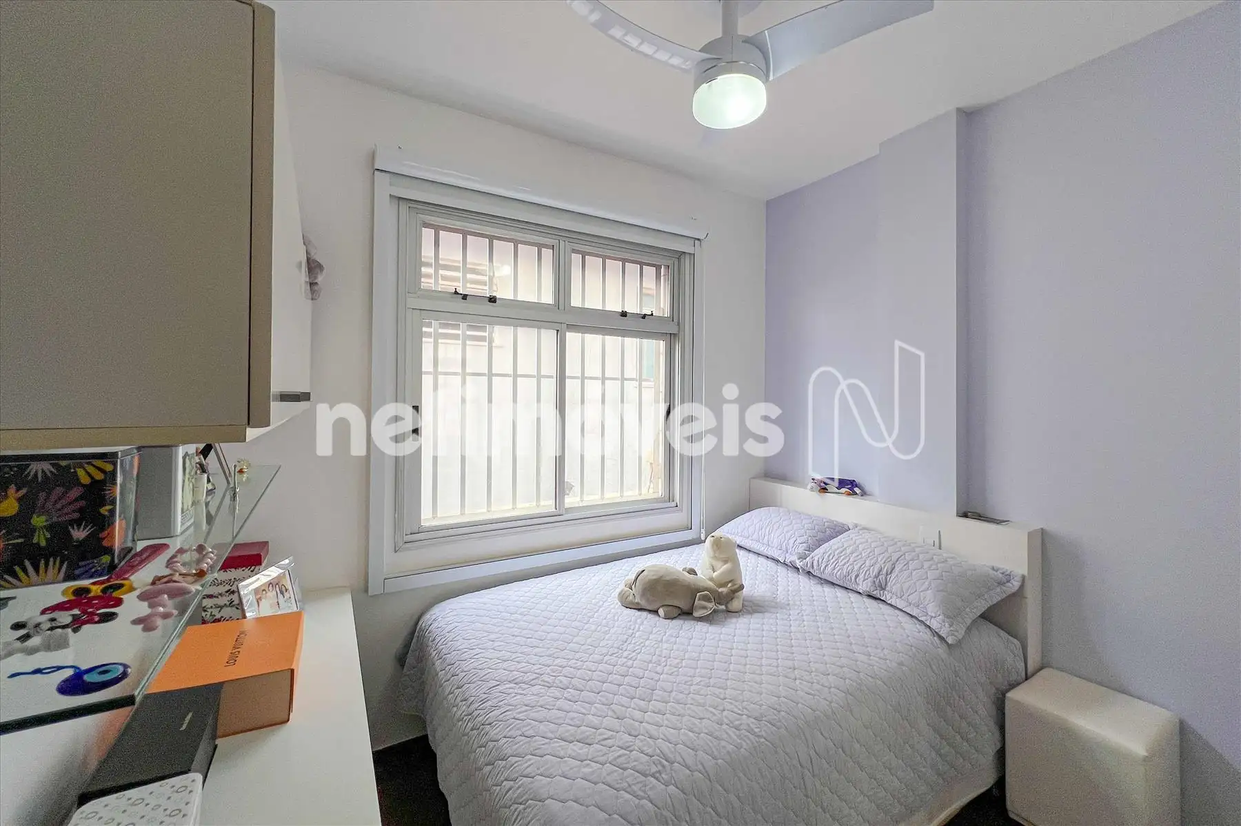 2º quarto solteiro com cama de casal