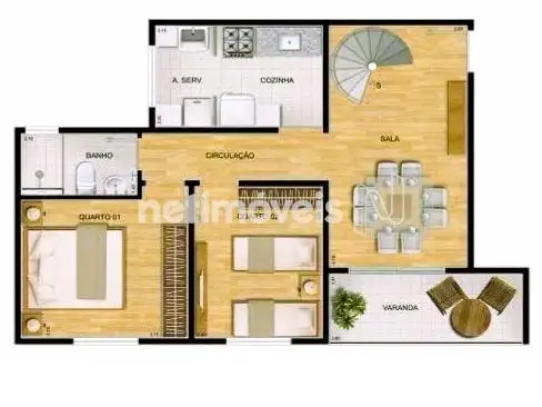 Planta baixa 1º pavimento