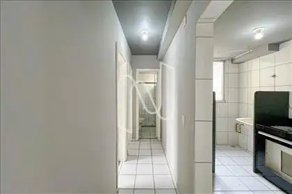 Corredor quartos,  cozinha e banho social 