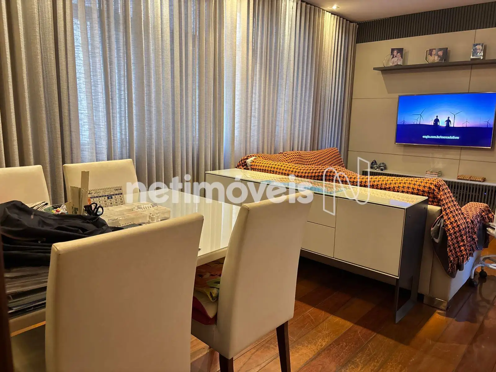 Sala de estar e jantar