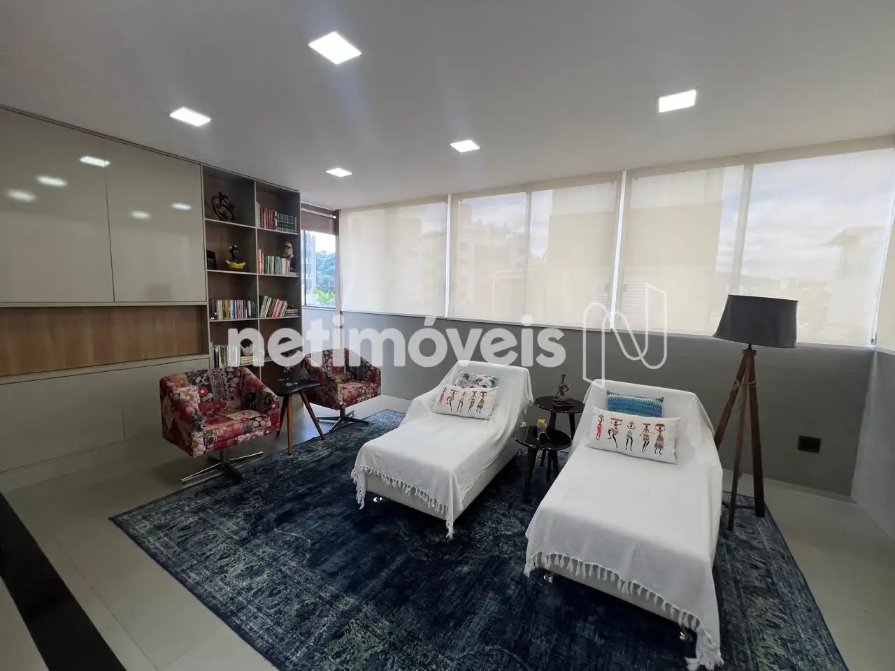 Sala de leitura e descanso