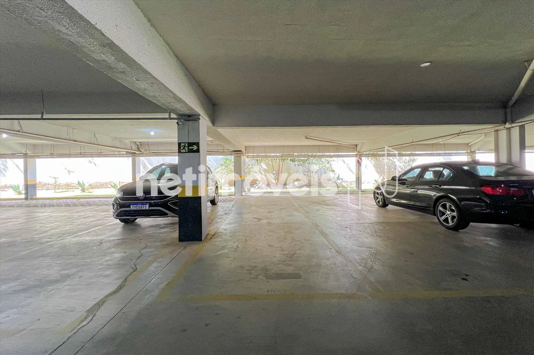 Vagas de garagem em linha