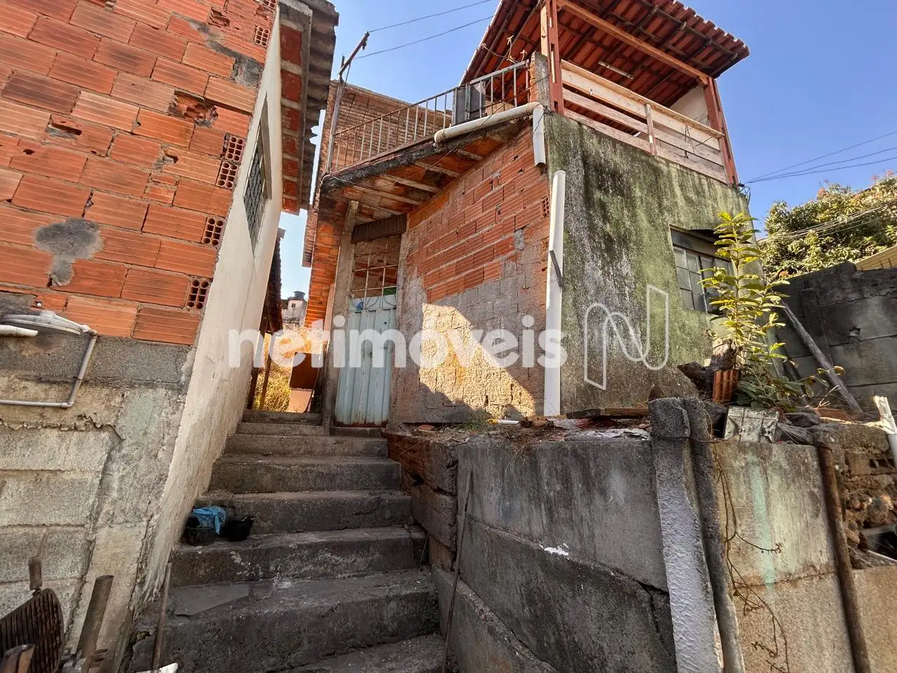escada para o barração