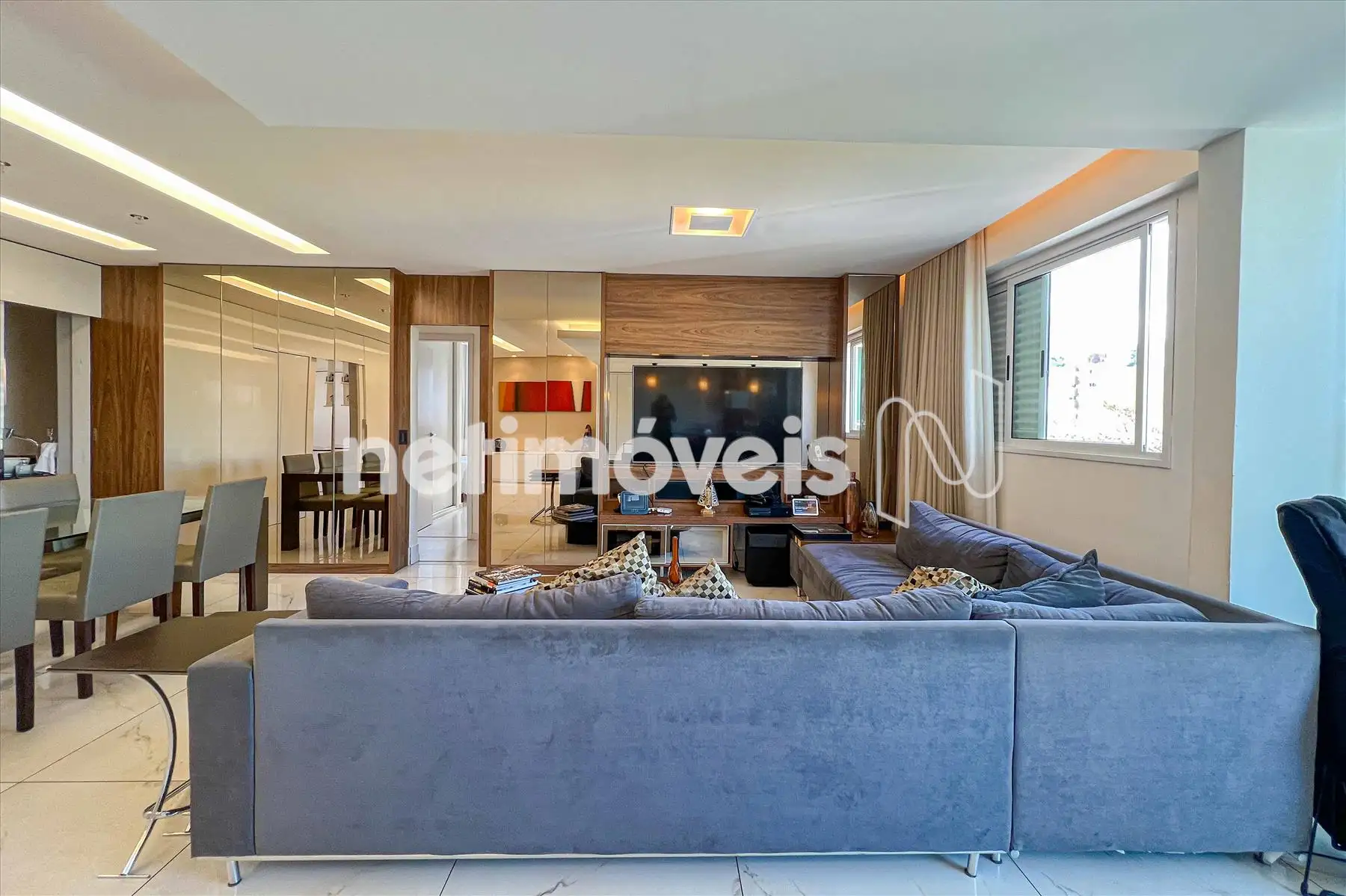Sala para três ambientes