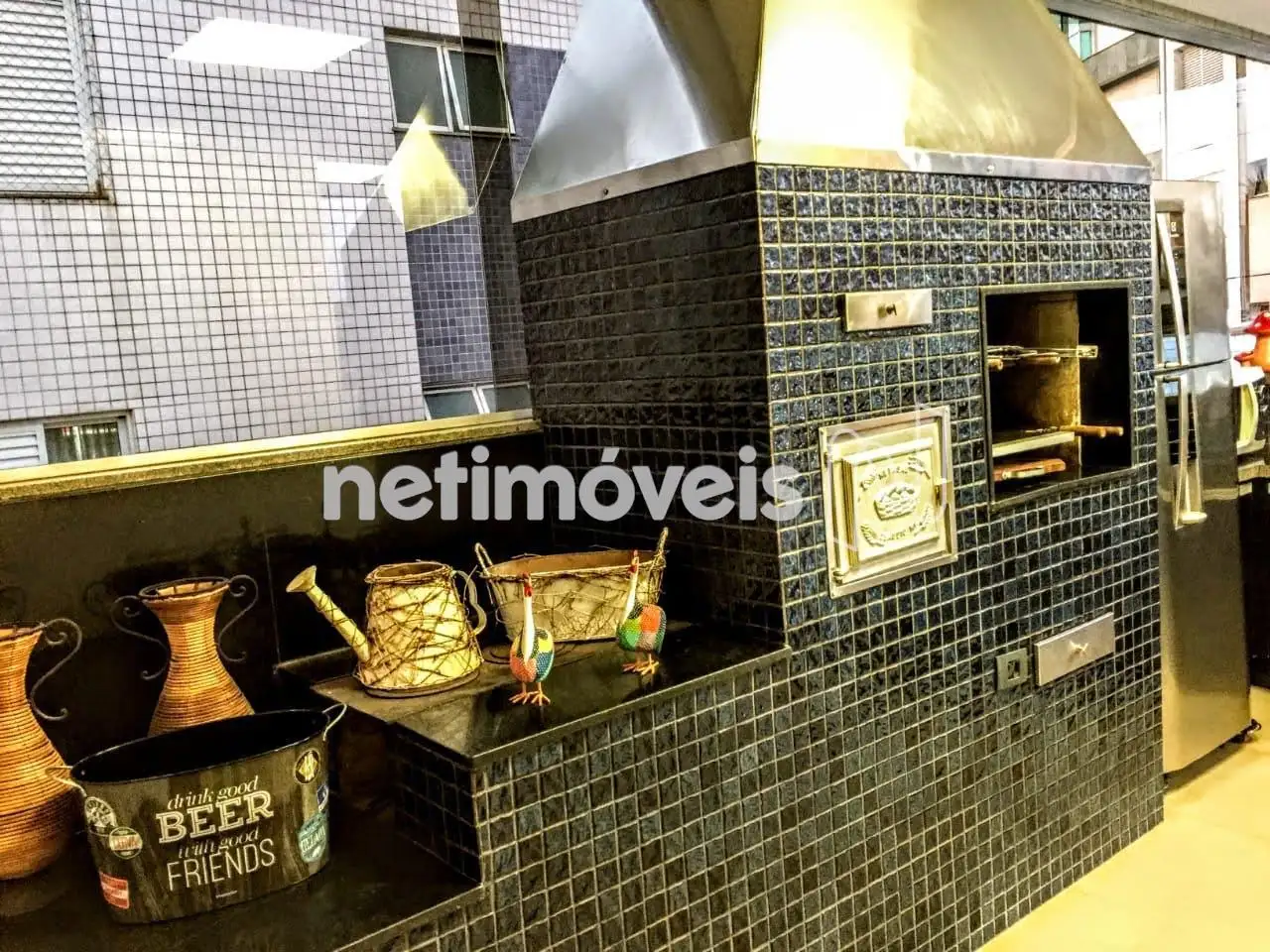Área gourmet cobertura
