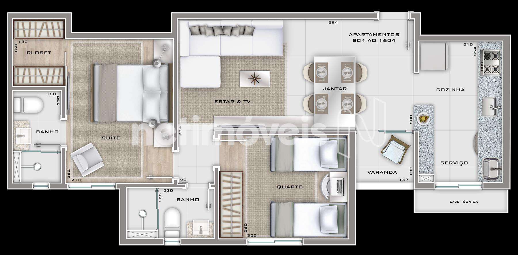 área-privativa-2-quartos-cidade-nova