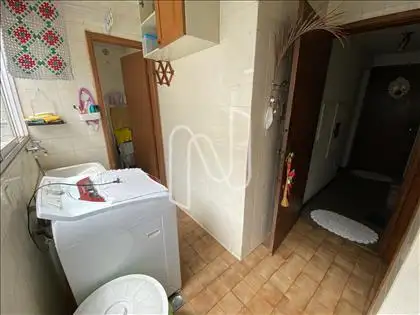 Ampla área de serviço