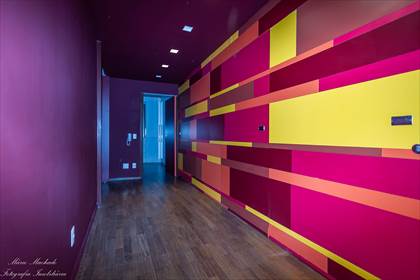 corredor decorado