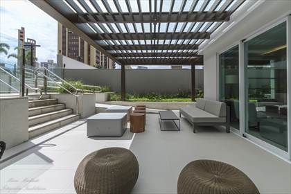 espaço lounge pilotis 