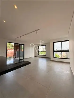 Sala integrada com varanda gourmet