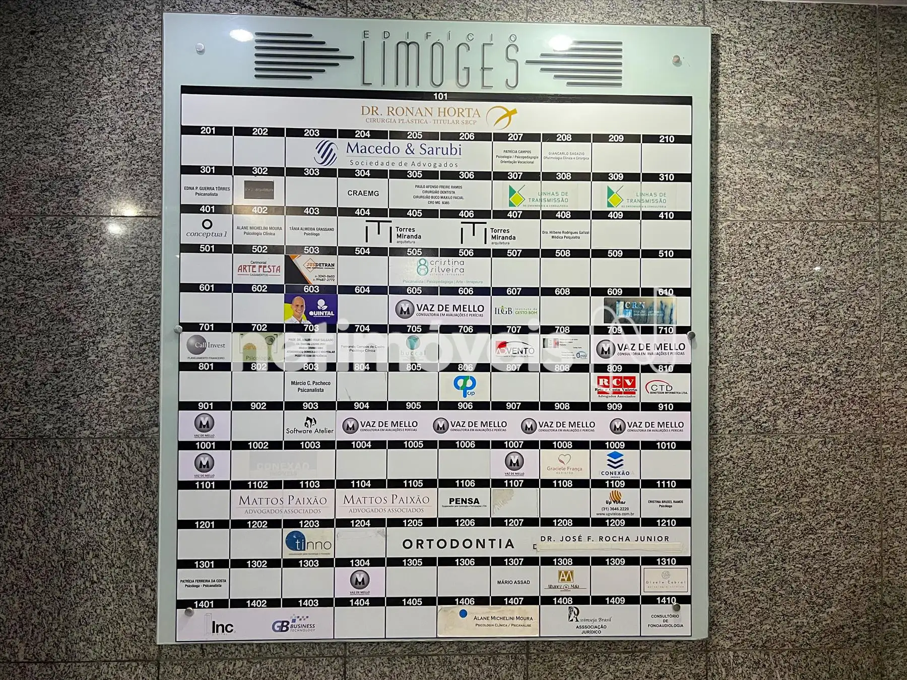 Quadro de condôminos