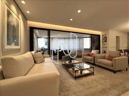 Sala e varanda integrada ângulo 2