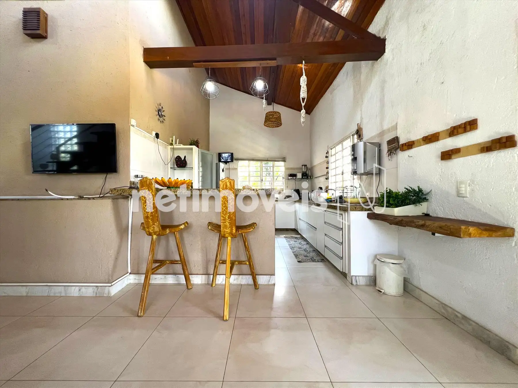 Cozinha americana pavimento intermediário