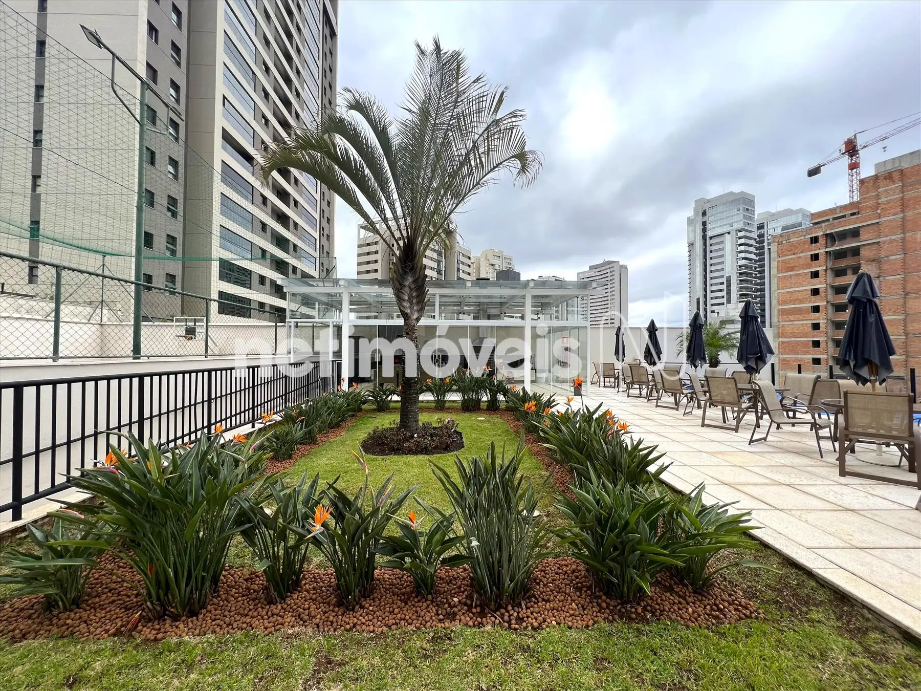 Jardim e solarium