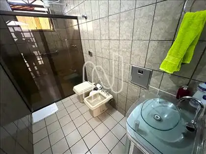 Banho social da parte residencial 