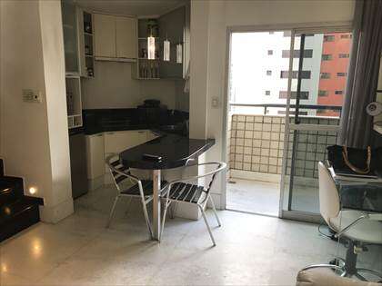 Outro ângulo sala e cozinha americana