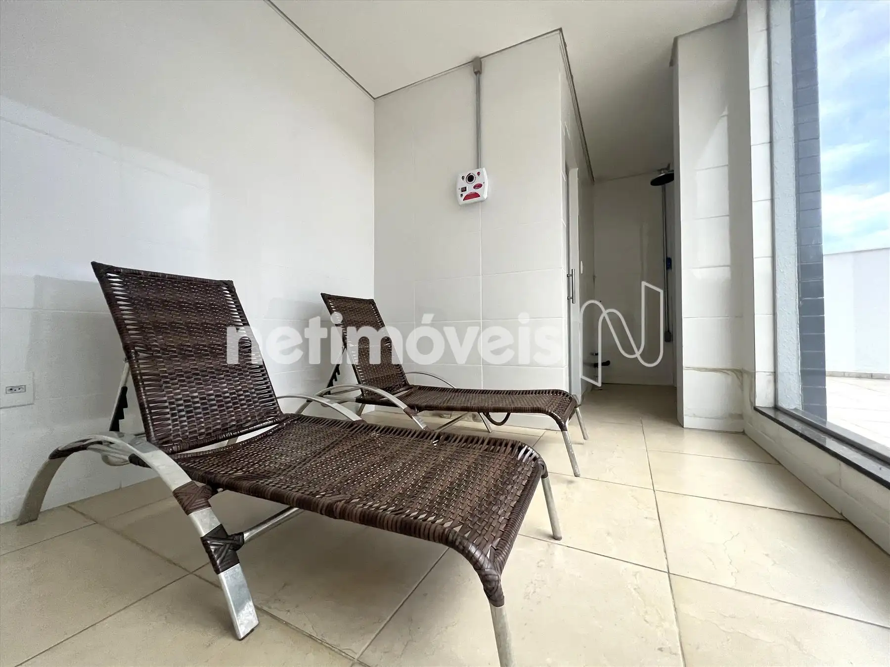 Sala de repouso e sauna