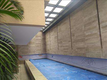 Área externa - piscina
