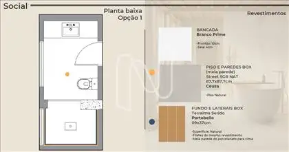 Projeto Banheiro Social