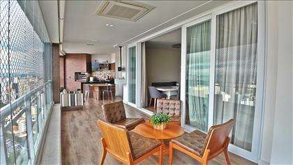 Varanda Gourmet c/acesso p/Living