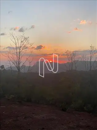 Vista Pôr Do Sol Montanhas 