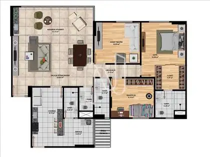 Apartamento pra venda no Magnifique em Feira