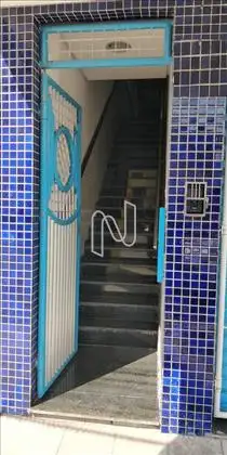 Portão entrada acesso a escada 1° andar