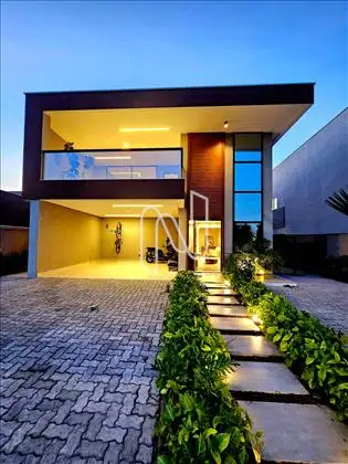  Fachada da casa em Alphaville Feira  