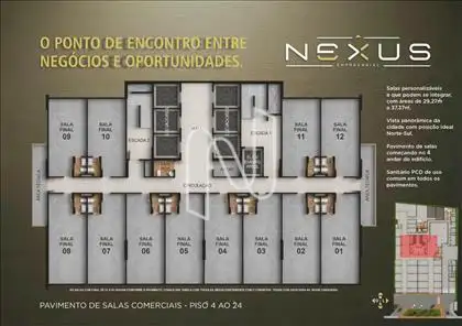 Nexus Empresarial Pavimento Salas Comerciais