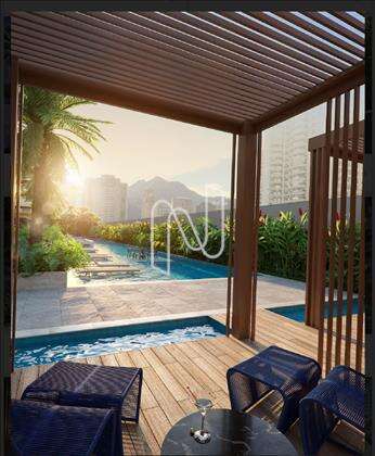 Pool house.